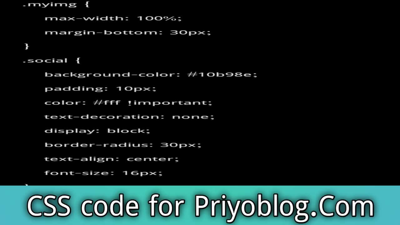 GeneratePress customize CSS code for Priyoblog 2026