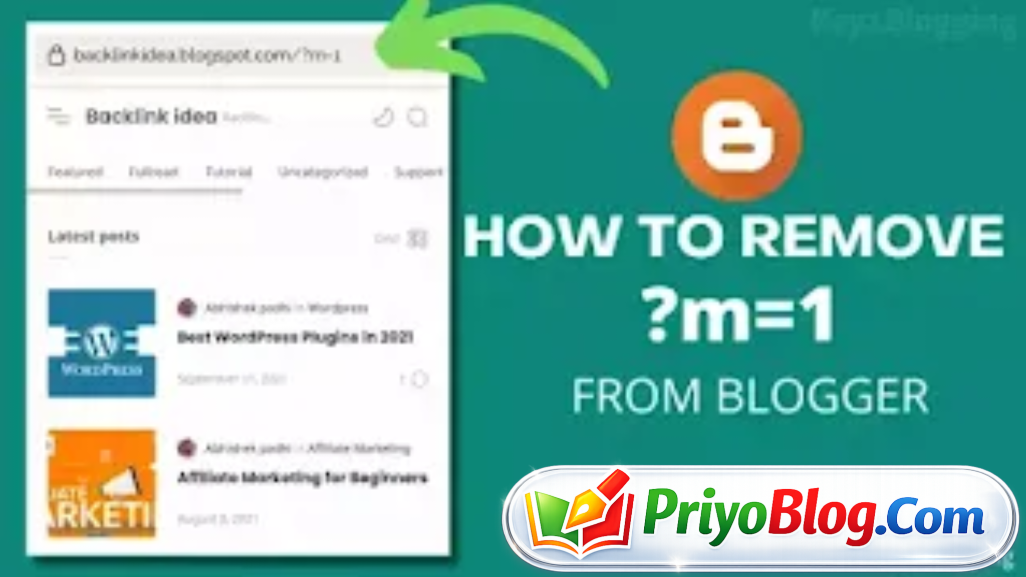 ব্লগার URL থেকে ?m=1 সরানোর সহজ উপায় 2026