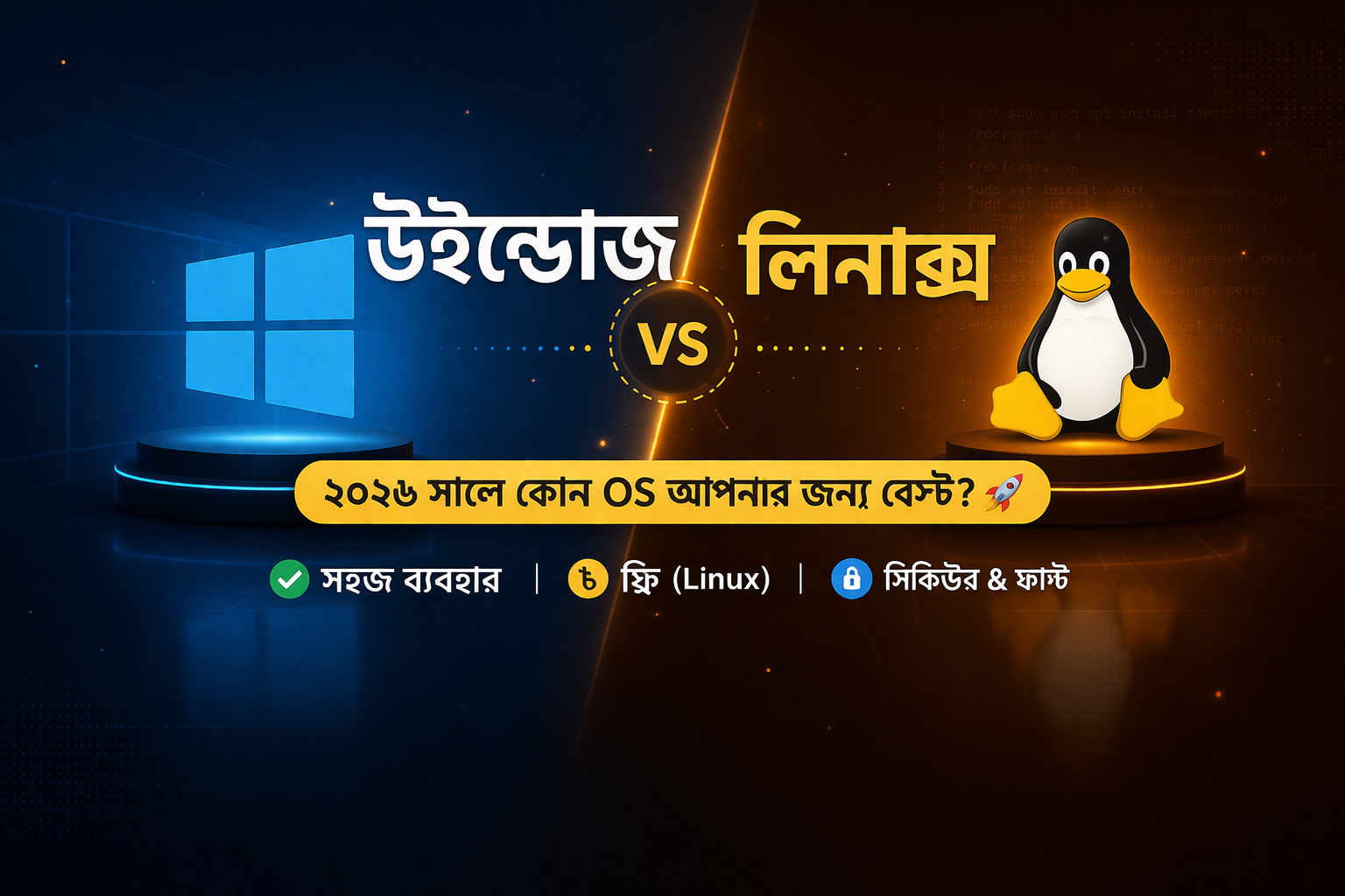 উইন্ডোজ এবং লিনাক্স কি? 2026 সালে কোন অপারেটিং সিস্টেম আপনার জন্য বেস্ট
