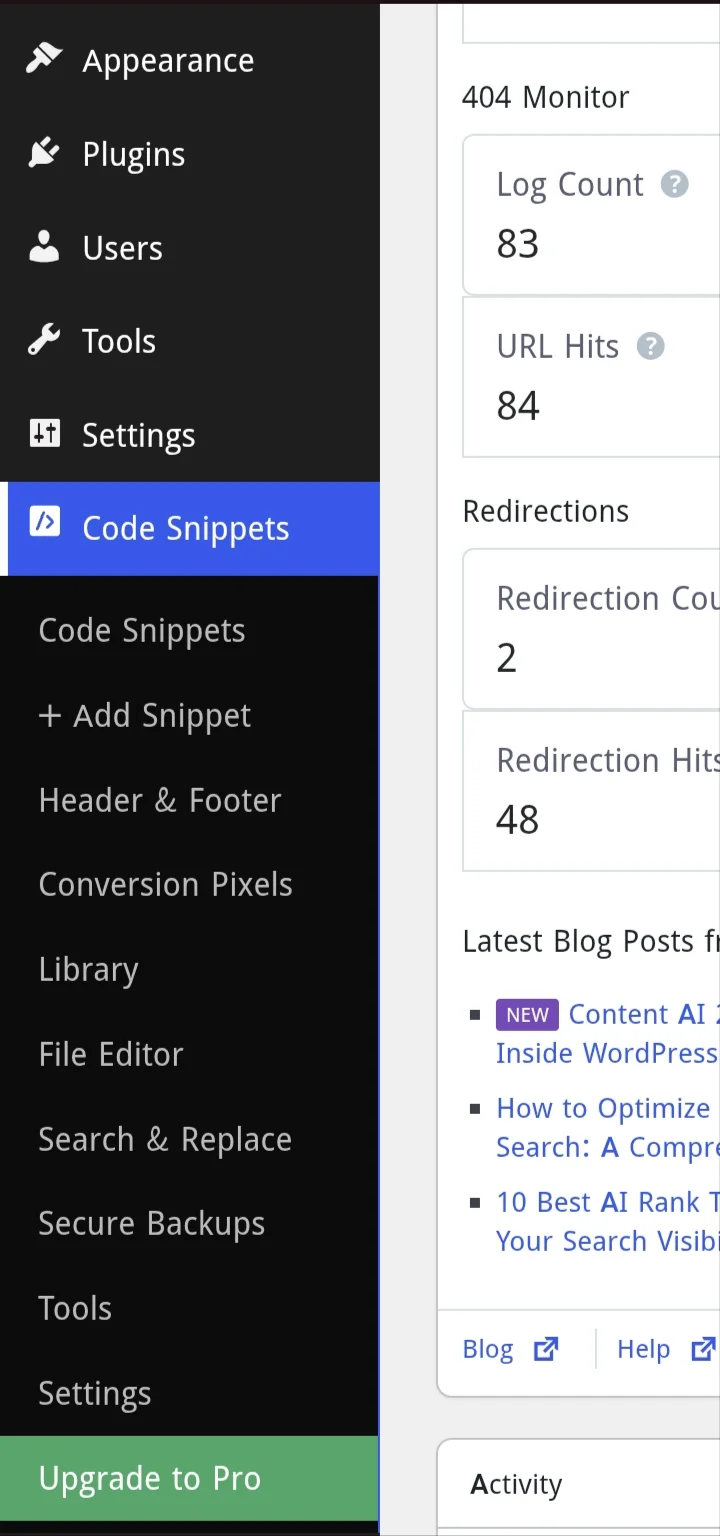 Add snippet