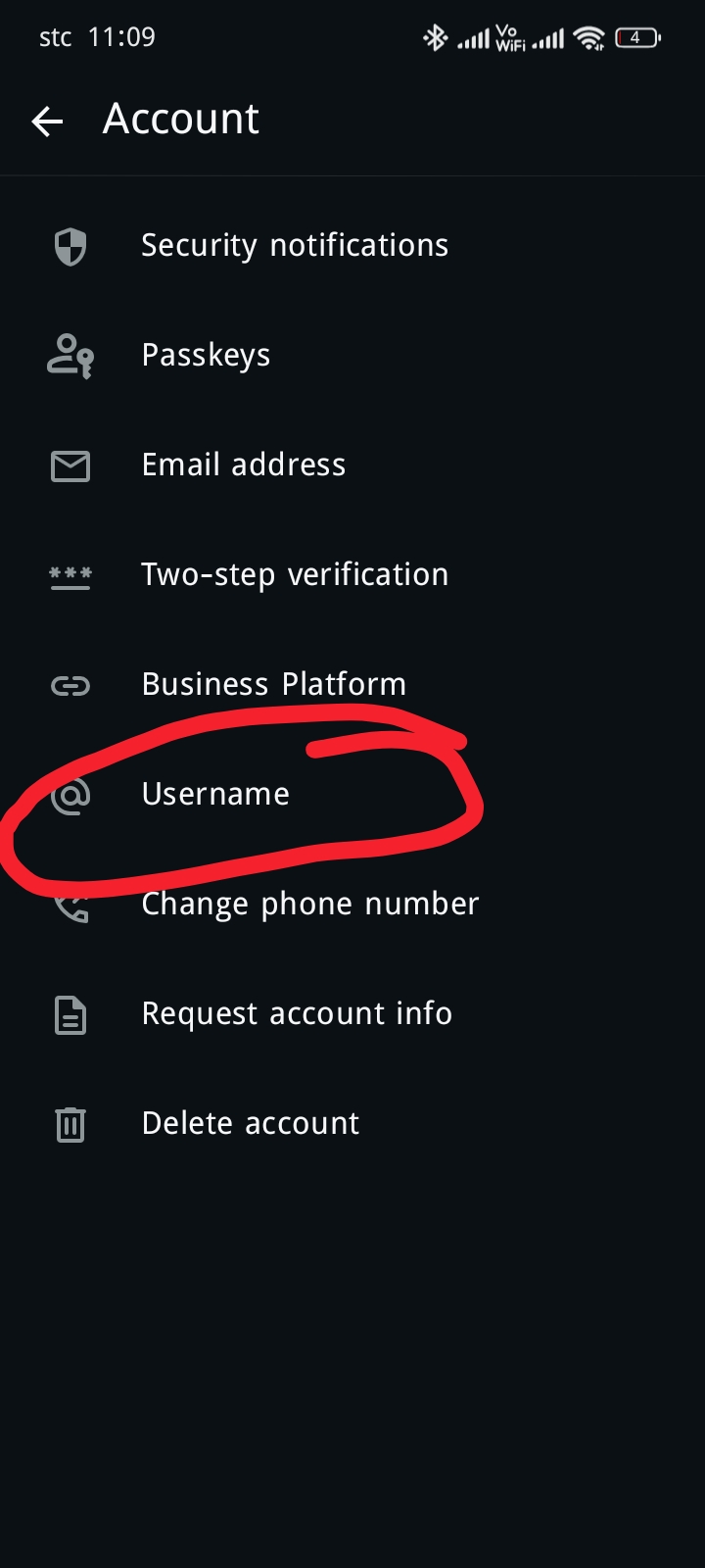 User
