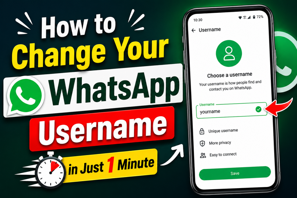 How to Change Your WhatsApp Username in Just 1 Minute How to Change Your WhatsApp Username in Just 1 Minute